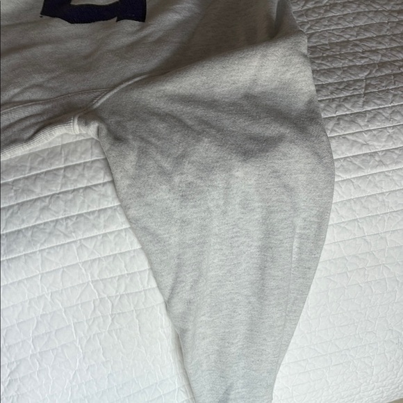 Champion TCU light Gray Sweatshirt with purple Letters - Picture 3 of 6